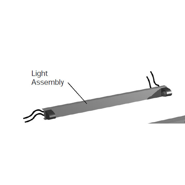 Drawing of 931294 Shelving Kit with Light Assembly