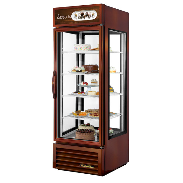 G4SM-23-LD True 23 Cu. Ft. Glass 4-Sided Merchandiser