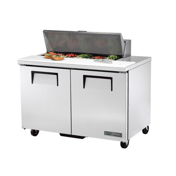 TSSU-48-10-HC True 48” 10 Bin Sandwich/Salad Prep Table