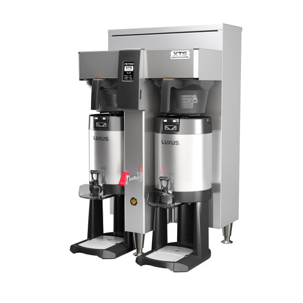 Fetco TBS-2121XTS Twin 3.5 Gallon Iced Tea Brewer - 120V (Dispensers Sold Separately)