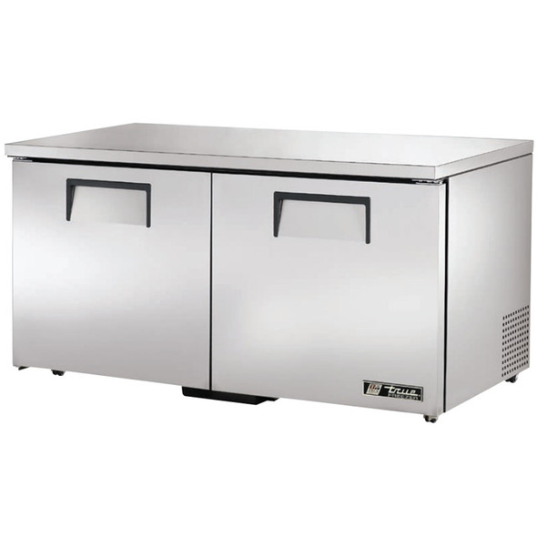 TUC-60F-LP-HC True 60” 2 Door Low Profile Undercounter Freezer