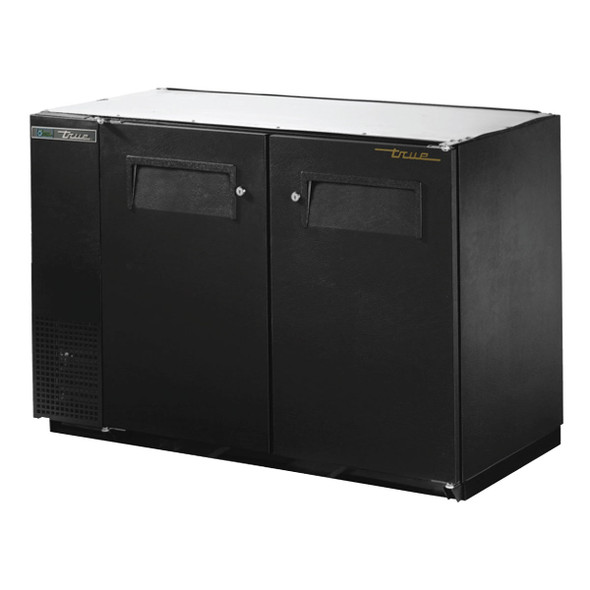Front angle view of True's TBB-24GAL-48-HC Back Bar Cooler Front angle view of True's TBB-24GAL-48-HC Back Bar Cooler