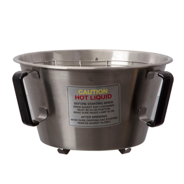 Fetco B00828002 21 in. x 7 in. Stainless Steel Brew Basket with Clips