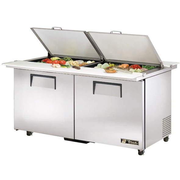 TSSU-60-24M-B-DS-ST-ADA True 60” 24 Bin Sandwich/Salad Dual Side