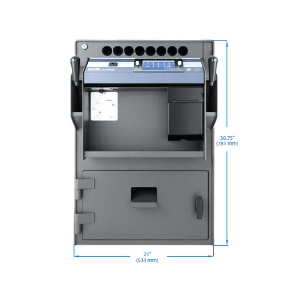 Timed Access Cash Controller Safe w/Integrated Printer - Tidel TACCIII