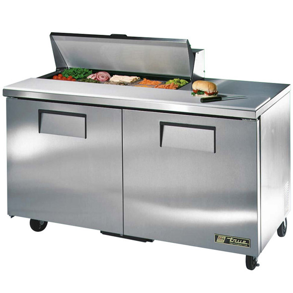 TSSU-60-10 True 60” 10 Bin Sandwich/Salad Prep Table