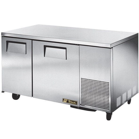 TUC-60-32F-HC True 60” 2 Door Deep Undercounter Freezer