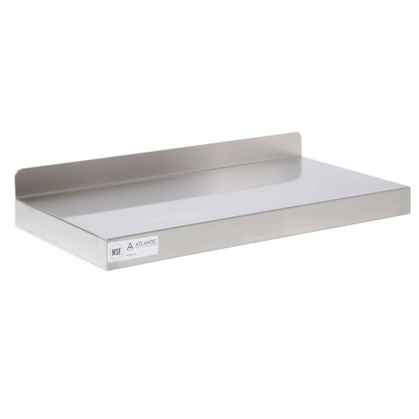 Atlantic Metalworks WS-1424-E Stainless Steel Wall Shelf