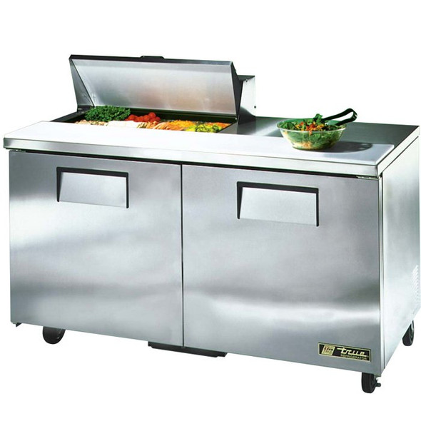 TSSU-60-8 True 60” 8 Bin Sandwich/Salad Prep Table