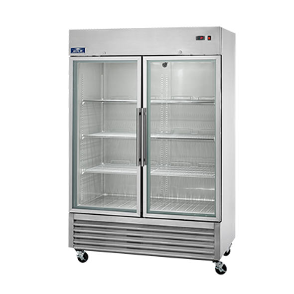 Arctic Air AGR49 - Double Glass Door Reach-in Refrigerator - 49 cubic feet