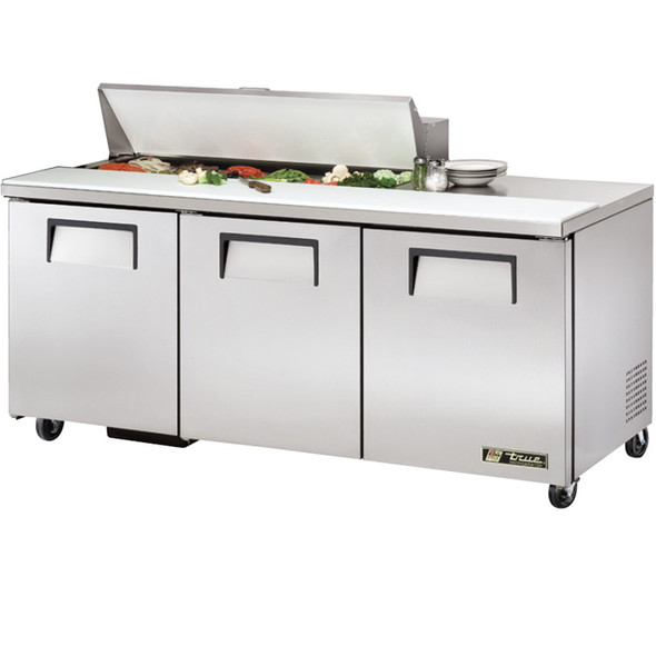 TSSU-72-12 True 72” 12 Bin Sandwich/Salad Prep Table