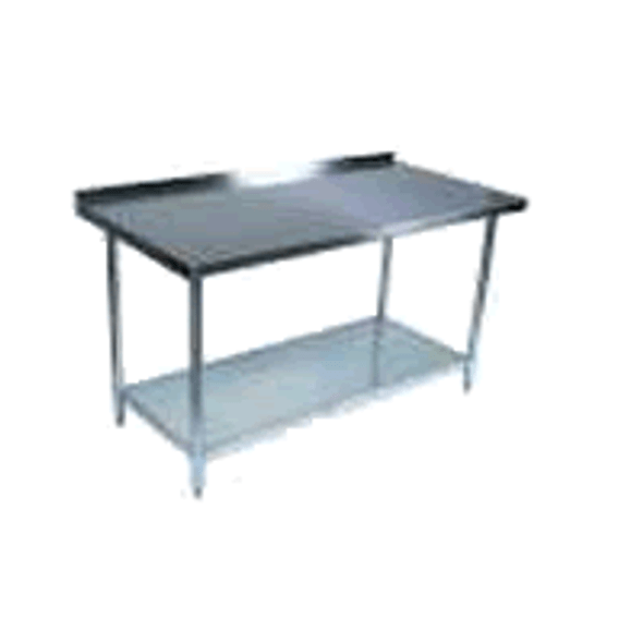 18” x 30” Standard Work Table with Stainless Steel Top and 1.5”