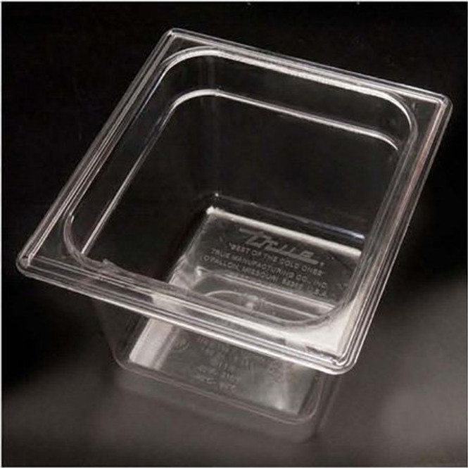 Polycarbonate food pan for True refrigerated prep table