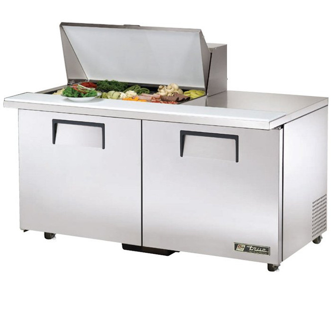 TSSU-60-15M-B-ADA True 60” 15 Bin Sandwich/Salad Prep Table