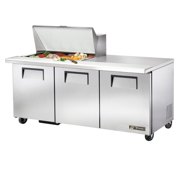 TSSU-72-15M-B True 72” 15 Bin Sandwich/Salad Prep Table