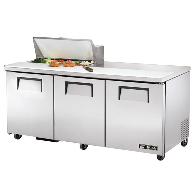 TSSU-72-8 True 72” 8 Bin Sandwich/Salad Prep Table