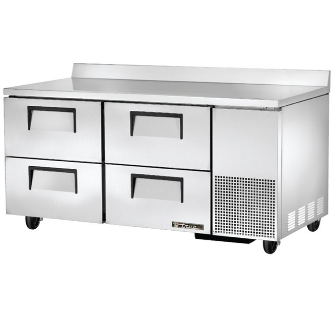 TWT-67D-4 True 67” Deep Worktop Refrigerator w/ 4 Drawers