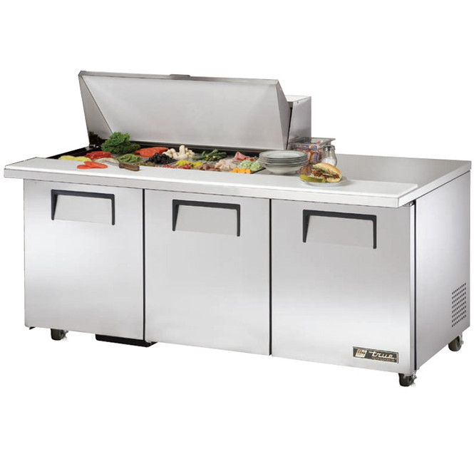 TSSU-72-18M-B-ADA True 72” 18 Bin Sandwich/Salad Prep Table