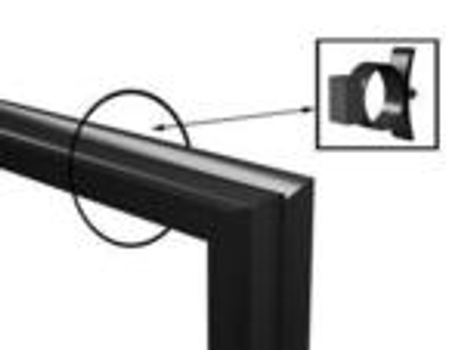 Image of the True 810854 drawer gasket with a cross section view