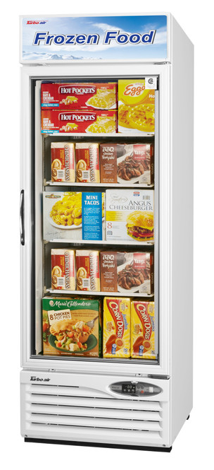 Turbo Air TGF-23F-N 17.7 Cu. Ft. Glass Door Freezer White
