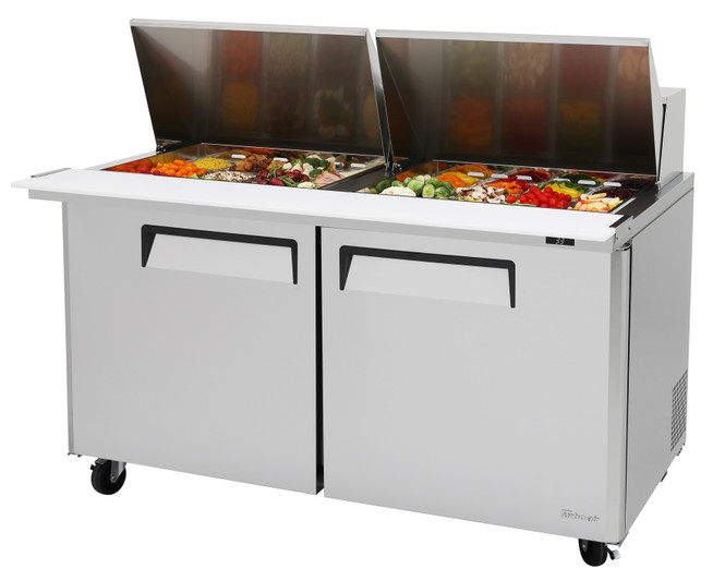Turbo Air MST-60-24-N - 60" 24 Pan Mega Top Prep Table