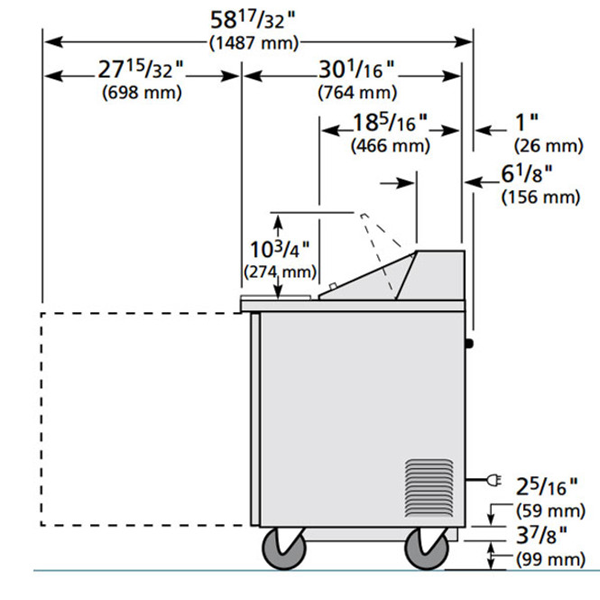 Picture of a TSSU-60-12 side specs