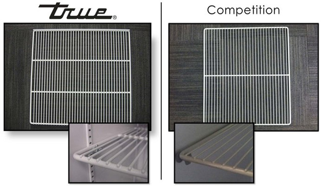 True Sandwich/Salad Prep Table Series Shelves