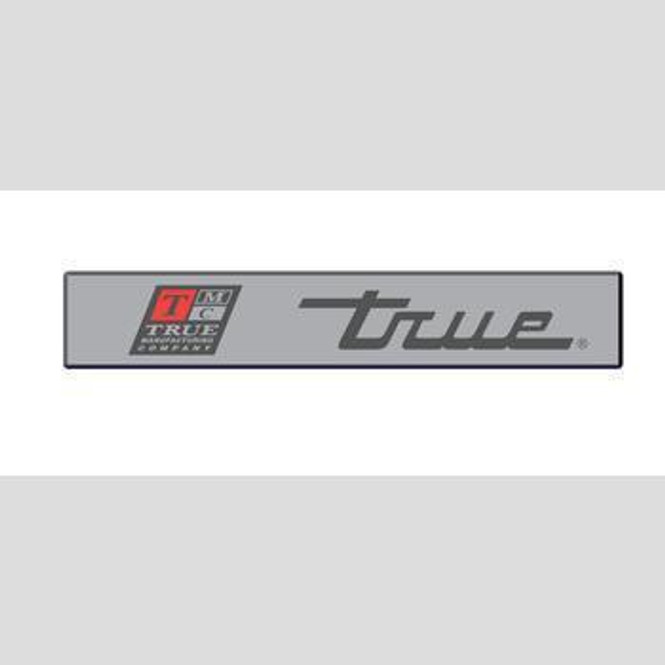 True 200931 - Nameplate - 7 5/8" by 1 1/4" (formerly 820343)