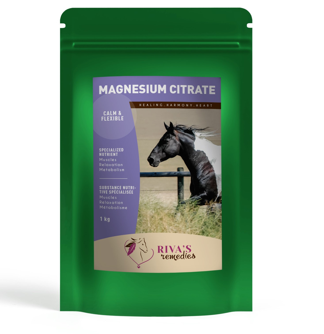1kg Magnesium Citrate Riva's Remedies Holistic Horse Health
