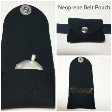 Neoprene belt pouch to wear with EMF Blocker Pendant