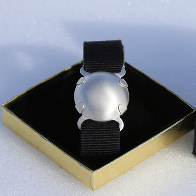 L23B-S Level 2 BioElectric Shield EMf blocker, EMF Protection Wristband Shield,  satin finish