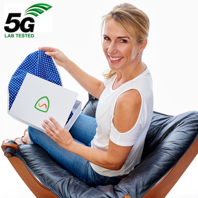 EMF Protection blanket provides EMF protection, anti-radiation blanket,EMF Blocker Blanket, use for EMF protection for pregnant women, baby, healing pad, electrical blanket, laptop protection, desktop computer,  to block electromagnetic radiation.  Protect vital organs, sperm, protect pets
Many electrosensitive individuals find it comforting to physically block EMF and WiFi frequencies.