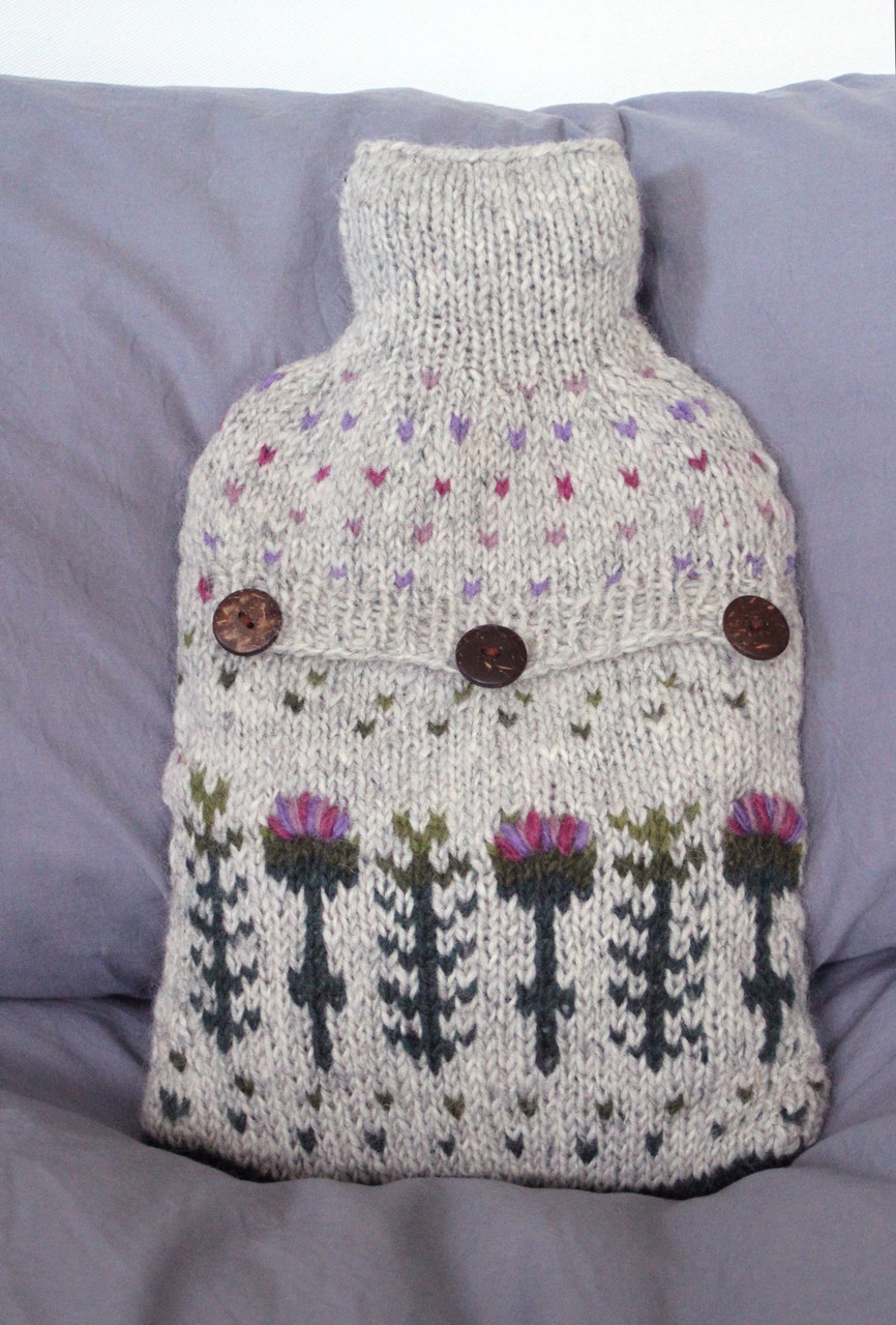 Sheep Hot Water Bottle Cover, Knitting Patterns