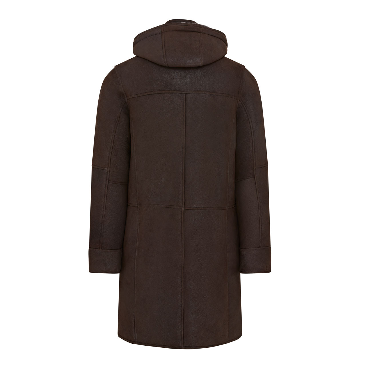 Hood Used Mens Sheepskin Coats For Sale Men's Superb Brown