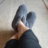 Wool slippers soft sole