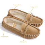 Men's Moccasin Slippers Soft Sole British Made