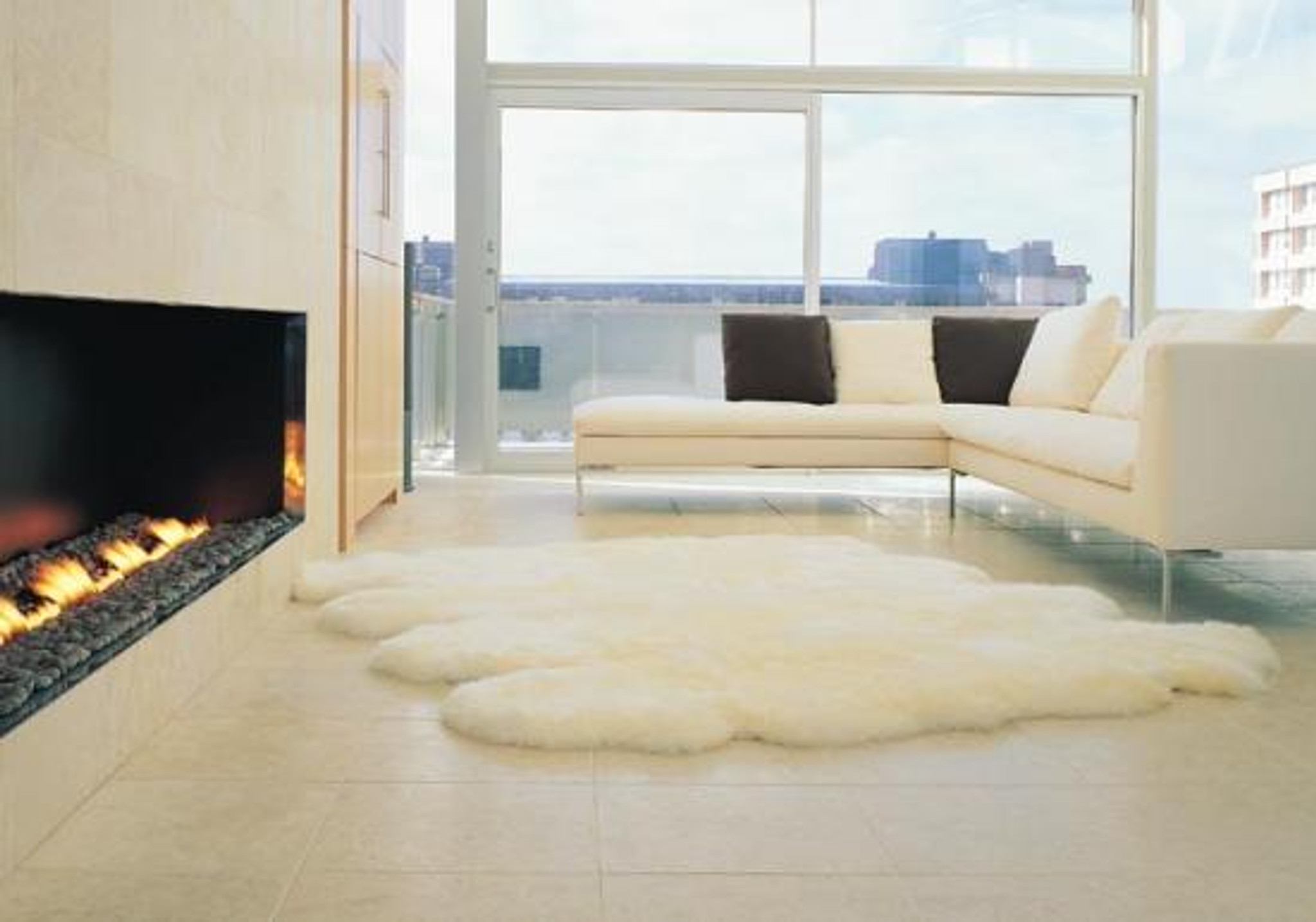 Extra Large Sheepskin rugs Make Spectacular Floor Coverings