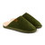 Men's Green Sheepskin Mule Slippers