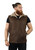 Men's Sheepskin Bodywarmer Chocolate Forest