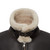 Men's Sheepskin Bomber Jacket Dark Brown