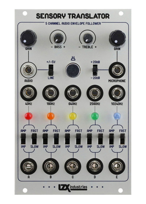 LZX Industries Sensory Translator - 5 Channel Audio Envelope Follower