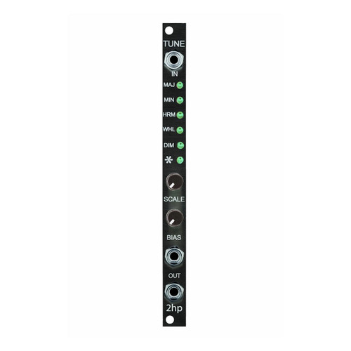 2hp Tune (Black) - Multi-Scale Pitch Quantizer
