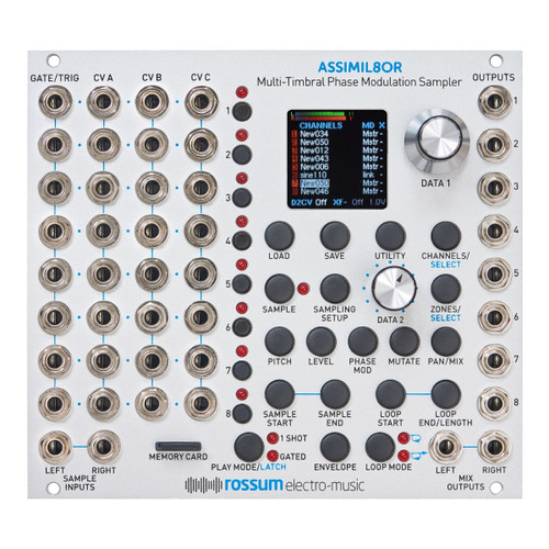 Rossum Electro-Music Assimil8or (Silver) - Multi-Timbral Phase Modulation Sampler 