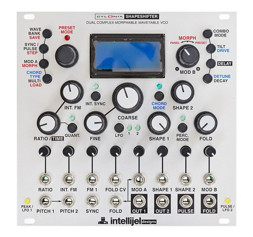 Intellijel Cylonix Shapeshifter - Dual Complex Morphable Wavetable VCO