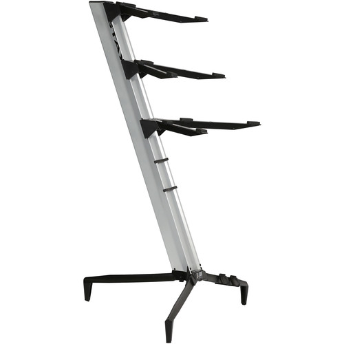 Stay Music Tower Stand Triple Tier 1300/03 with Custom Bag (Silver)