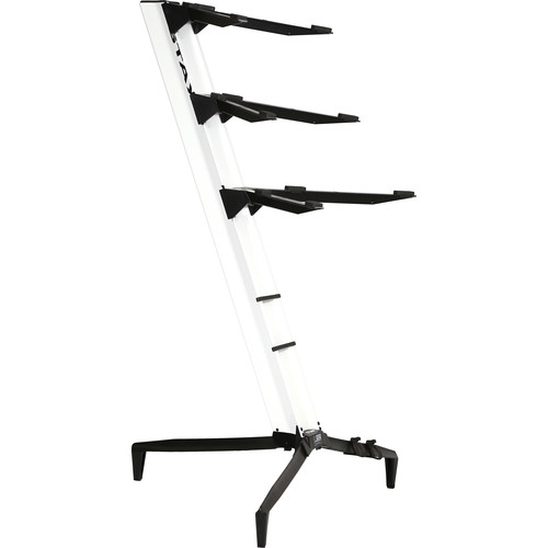 Stay Music Tower Stand Triple Tier 1300/03 with Custom Bag (White)