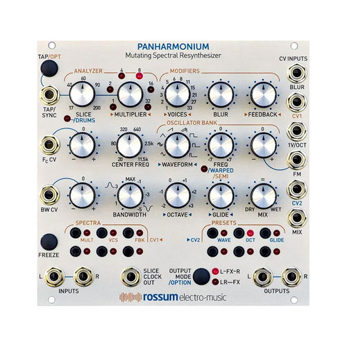 Rossum Electro-Music Panharmonium (Silver) - Mutating Spectral Resynthesizer