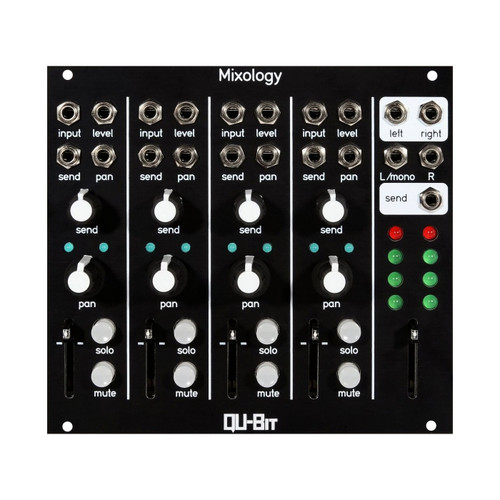 Qu-Bit Electronix Mixology (Black) - Stereo, Four Channel Mixer