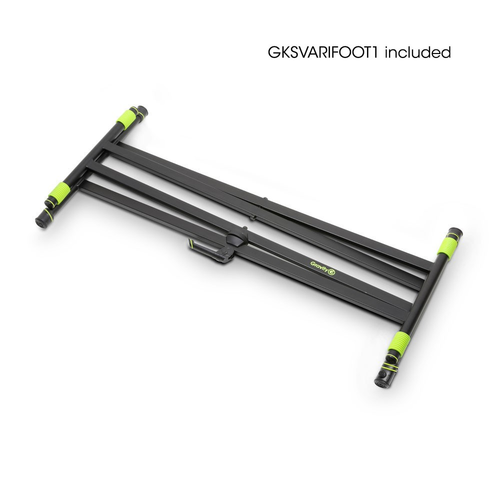 Gravity KSX 2 (Black) - Keyboard Stand X-Form, Double
