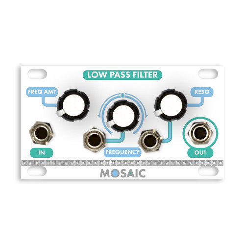 Mosaic 1U Low Pass Filter (White)